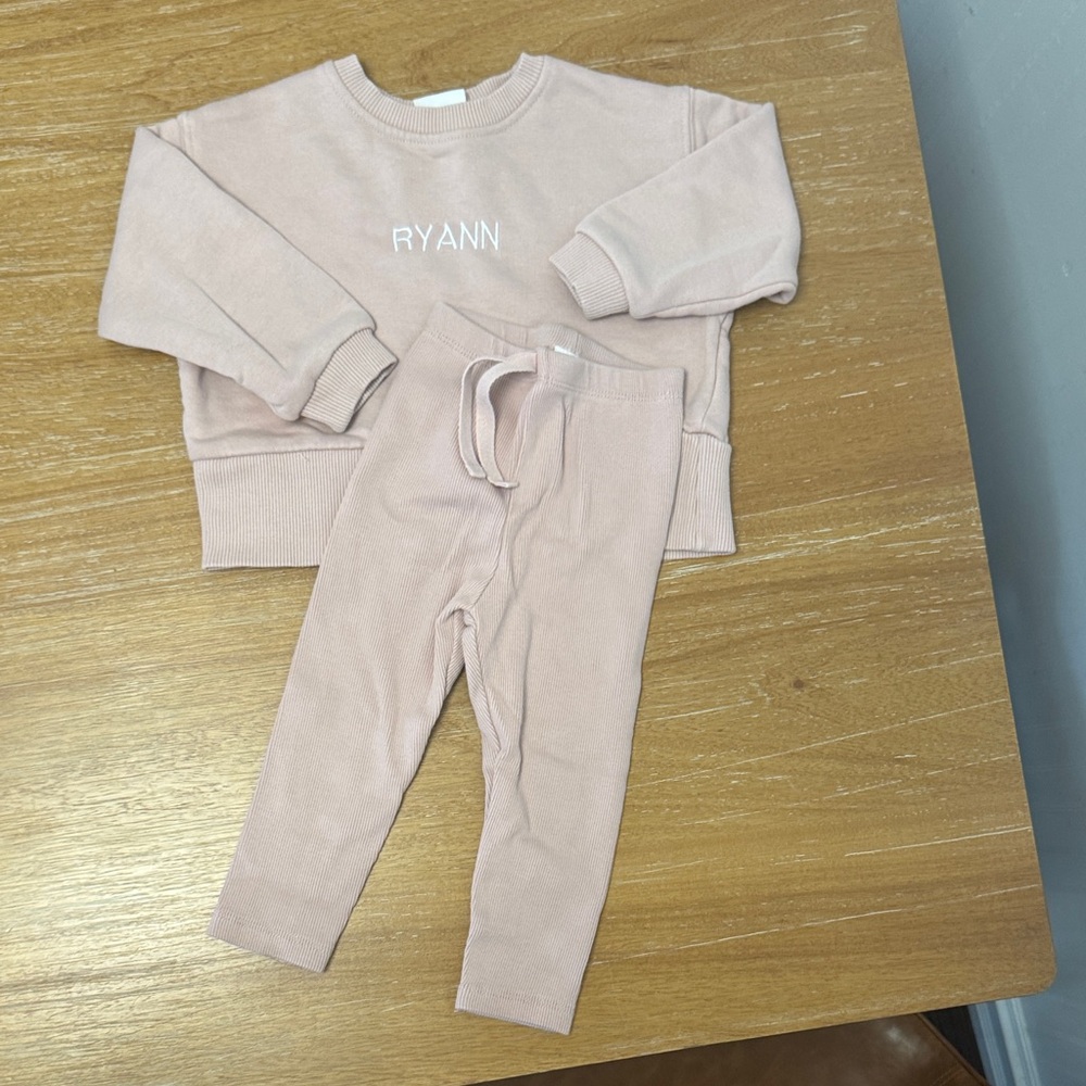 Zara (monogrammed) Sweatshirt with Leggings
